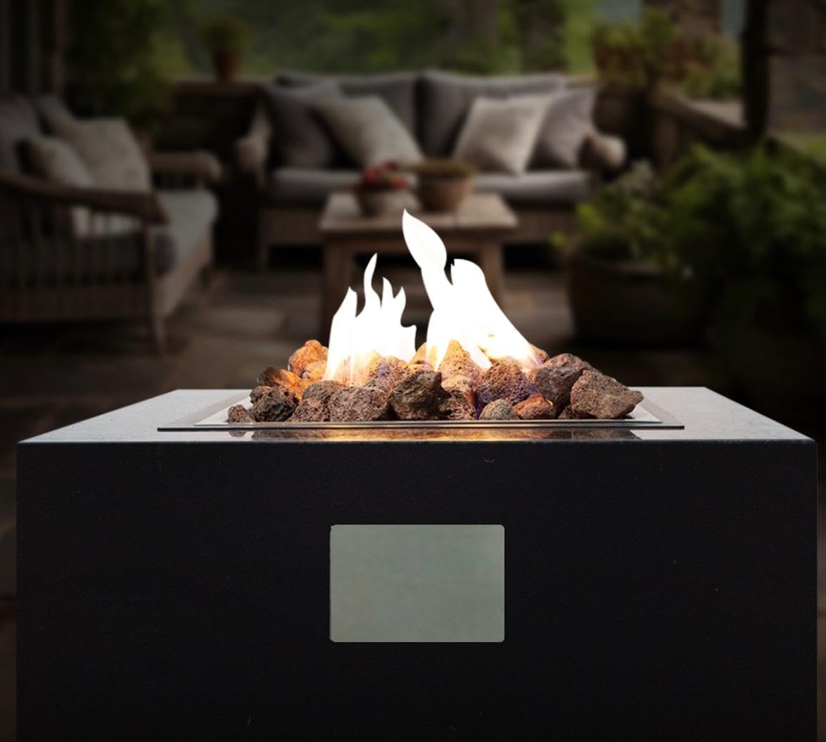 Lareira externa Pit FIRE + Pedras Vulcanicas