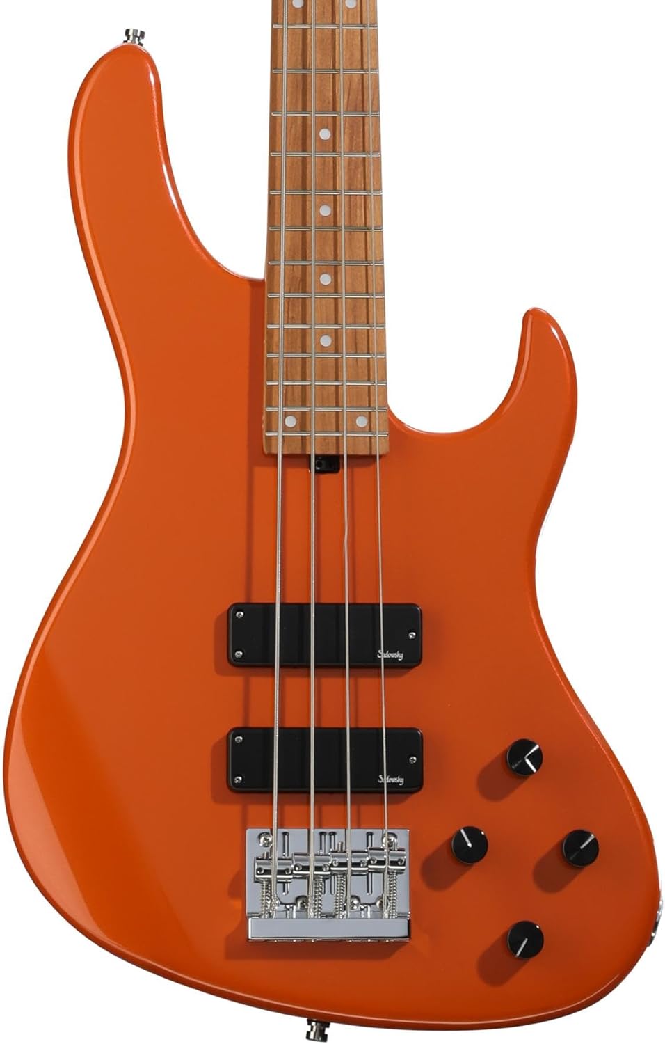 Sadowsky MetroExpress Modern Bass Guitar - Candy Apple Orange, Maple Fingerboard