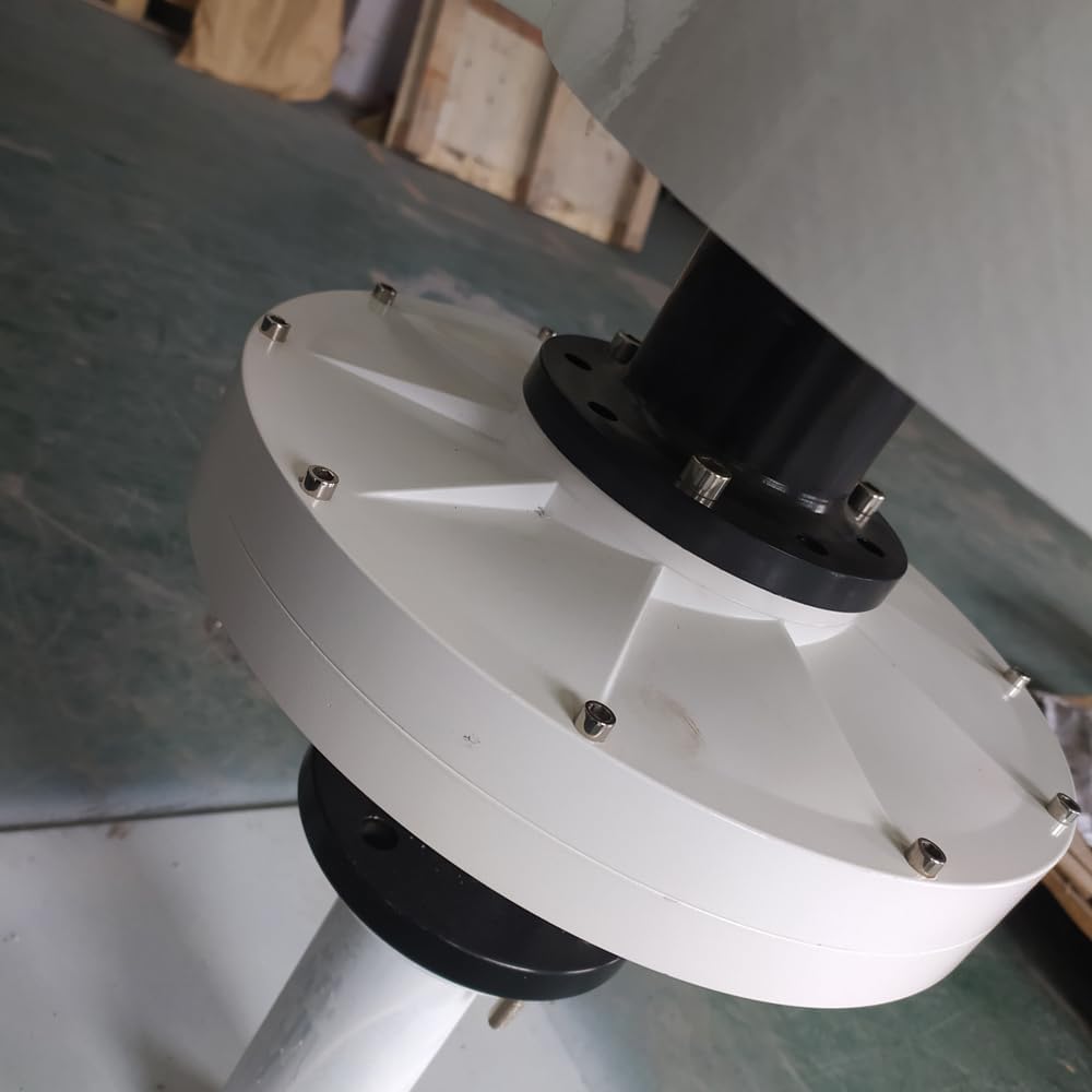 3000W 48V Vertical Wind Turbine Maglev Axis 3KW Wind Power Generator Windmill 2M Blades with PWM Charge Controller for 48V Battery of Grid System