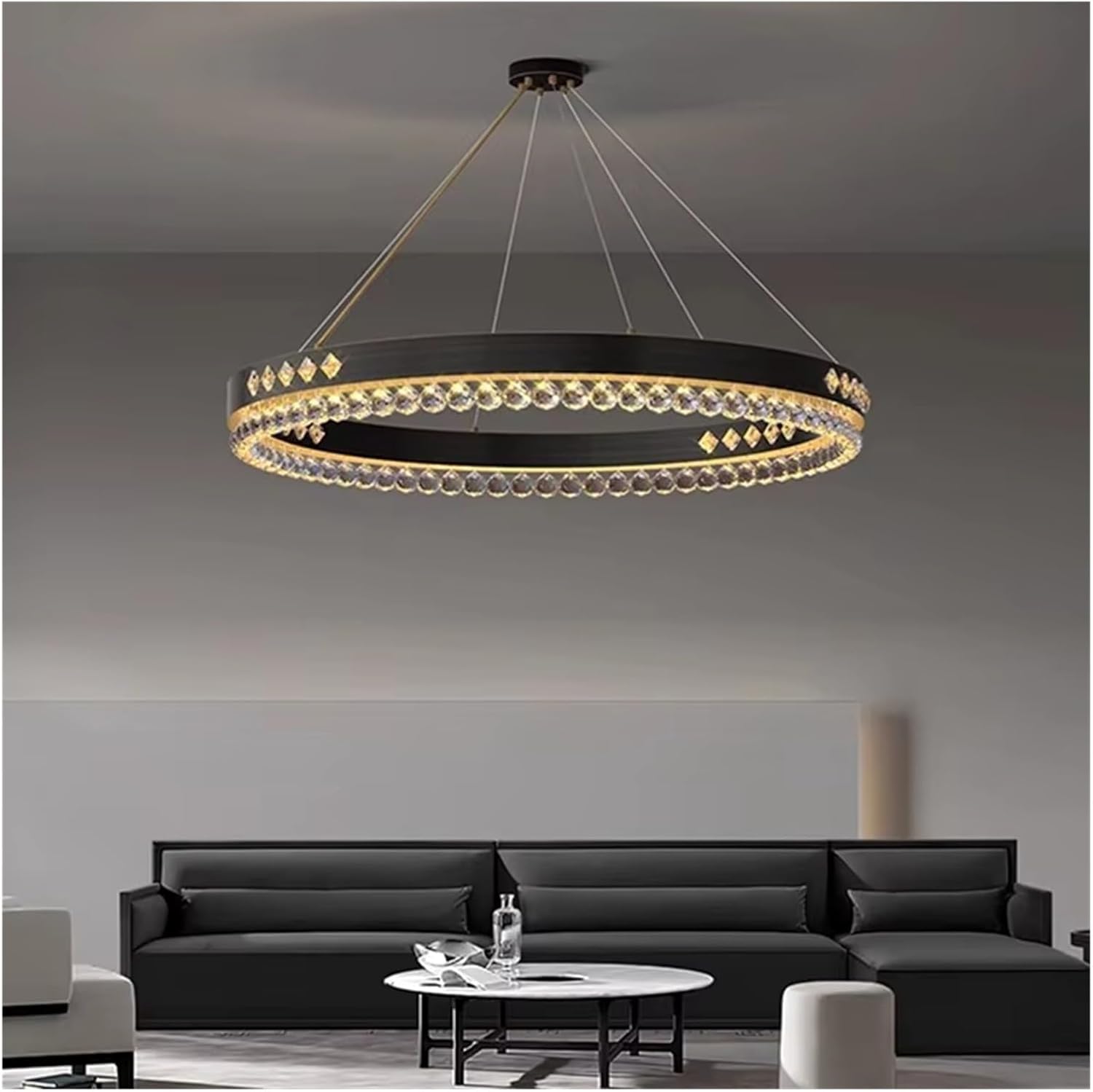 Home DecorationPendant Lights, Luxury Crystal Living Room Chandelier, Bedroom Pendant Lamp, Ceiling Light, Indoor Lighting,Indoor Illumination