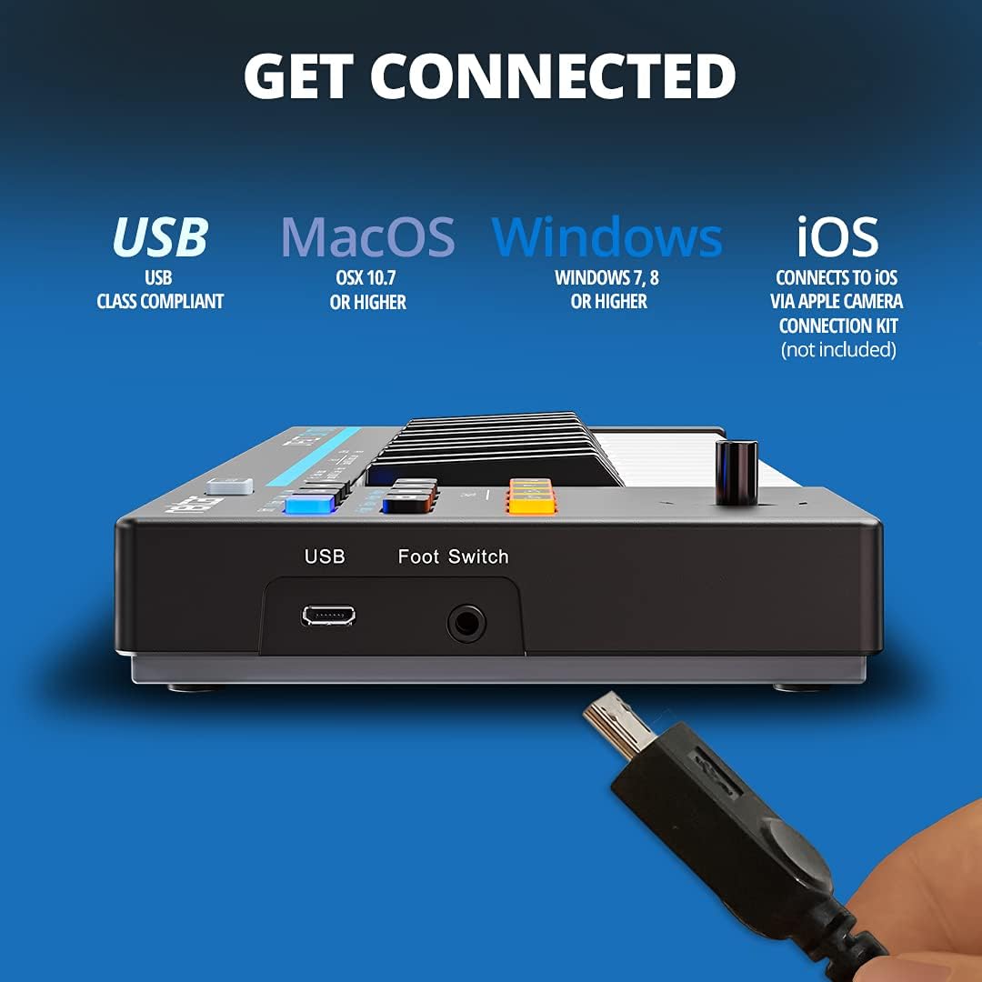 Nektar Impact GX Mini USB MIDI Controller, 25-Key