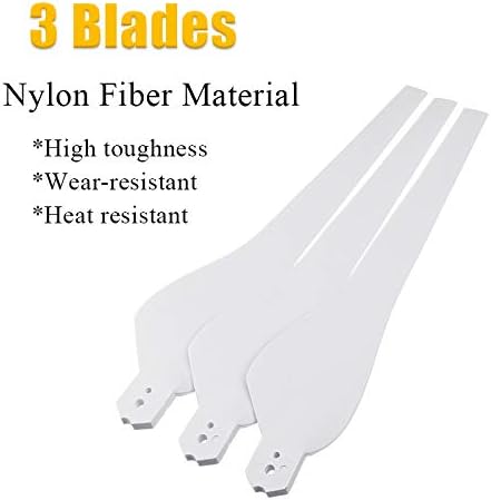 800W 3 Blade Horizontal Wind Generator 12V/24V Wind Turbines Generator Windmill Energy Turbines Charge with Controller for Home,24v