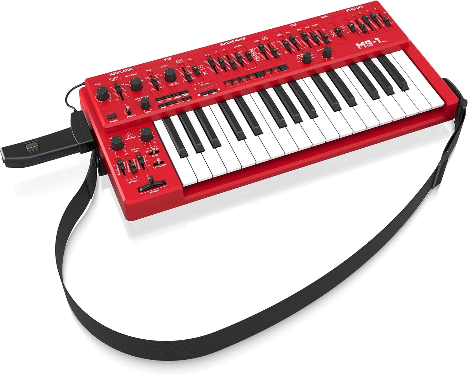 MS-1 MKII RD Analog Synthesizer, Red