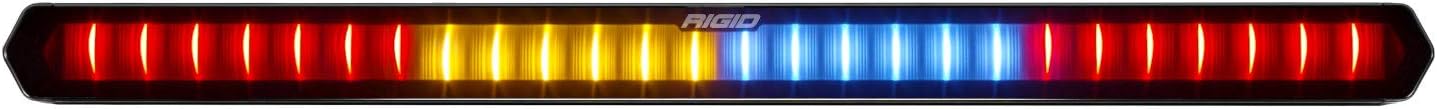 RIGID INDUSTRIES - 901802 Chase Rear Facing, 27 Mode, 5 Color LED Light Bar 28-inch Surface Mount (28 inches)