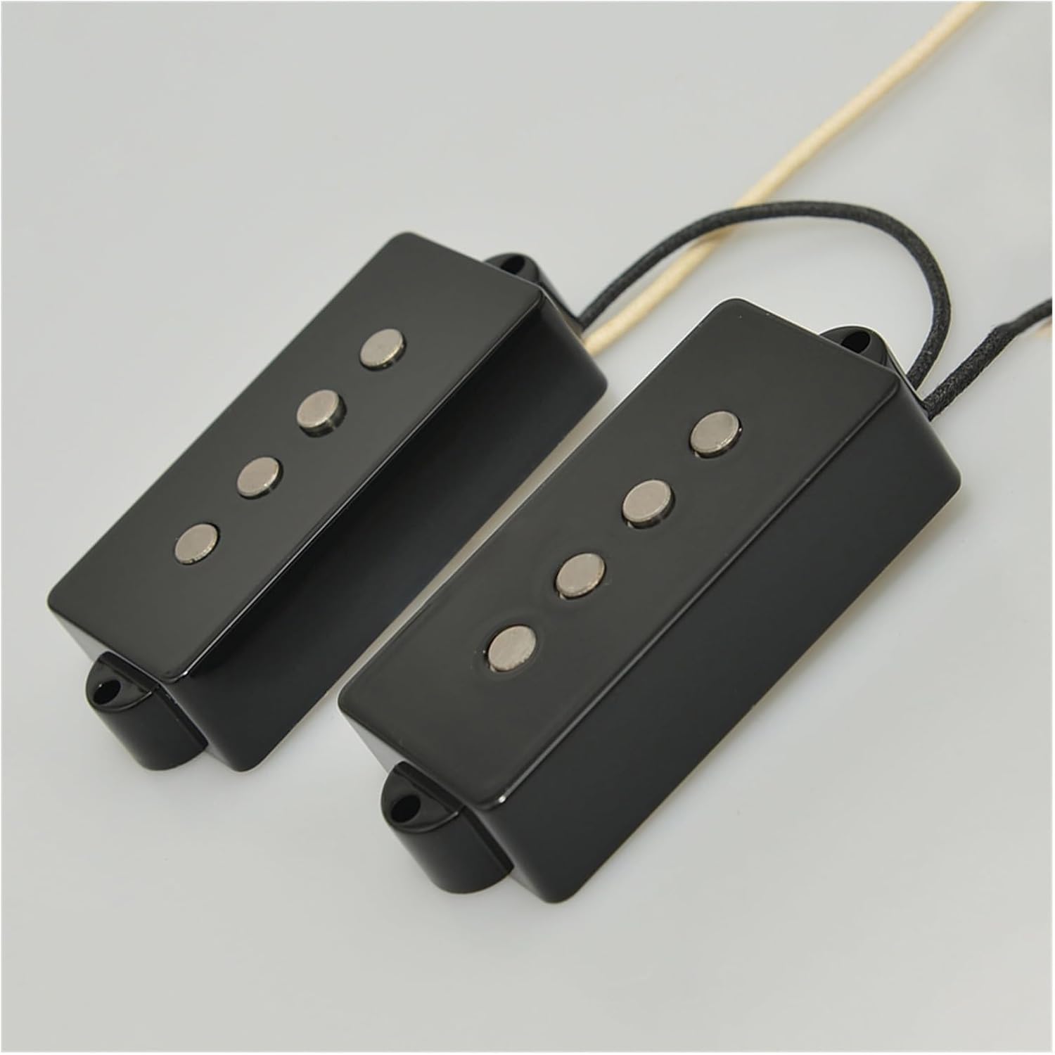 4 Strings Eectric Bass Guitar Pickup Alnico 5 Magnet Black Humbucker Pickups Guitar Accessories Electric Guitar Pickups Set