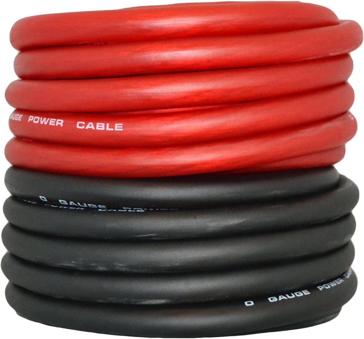 KIT0-25RB 0 Gauge 50' Red/Black Power/Ground Wire Amplifier Amp Kit KIT0-25RB