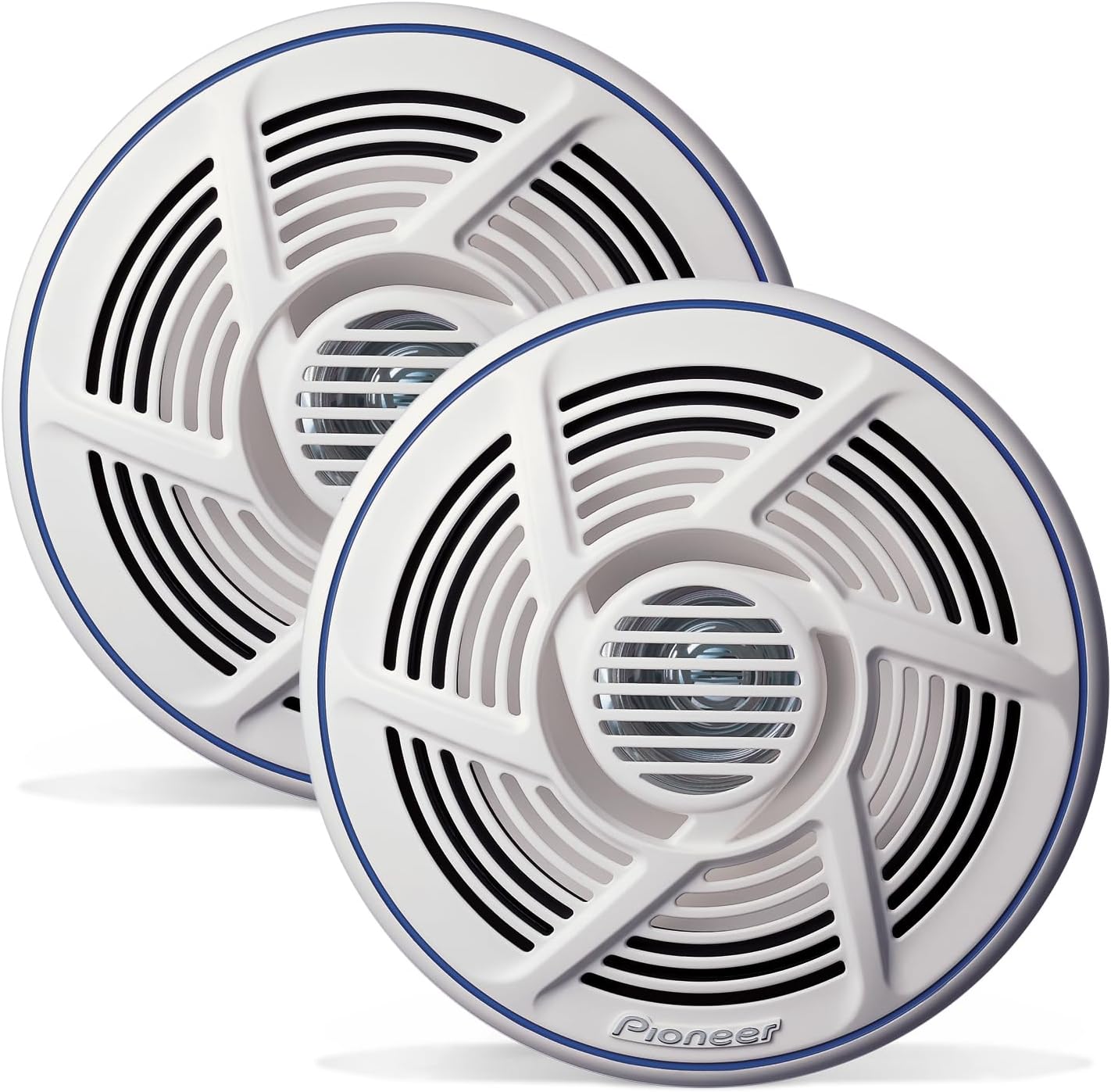 Pioneer TS-MR1600 6.5” Speakers (Pair) – 100W Max, Water-Resistant + UV-Protected, Built for Boats, UTV, ATV, SXS, Outdoor, Marine, All Purpose Speakers