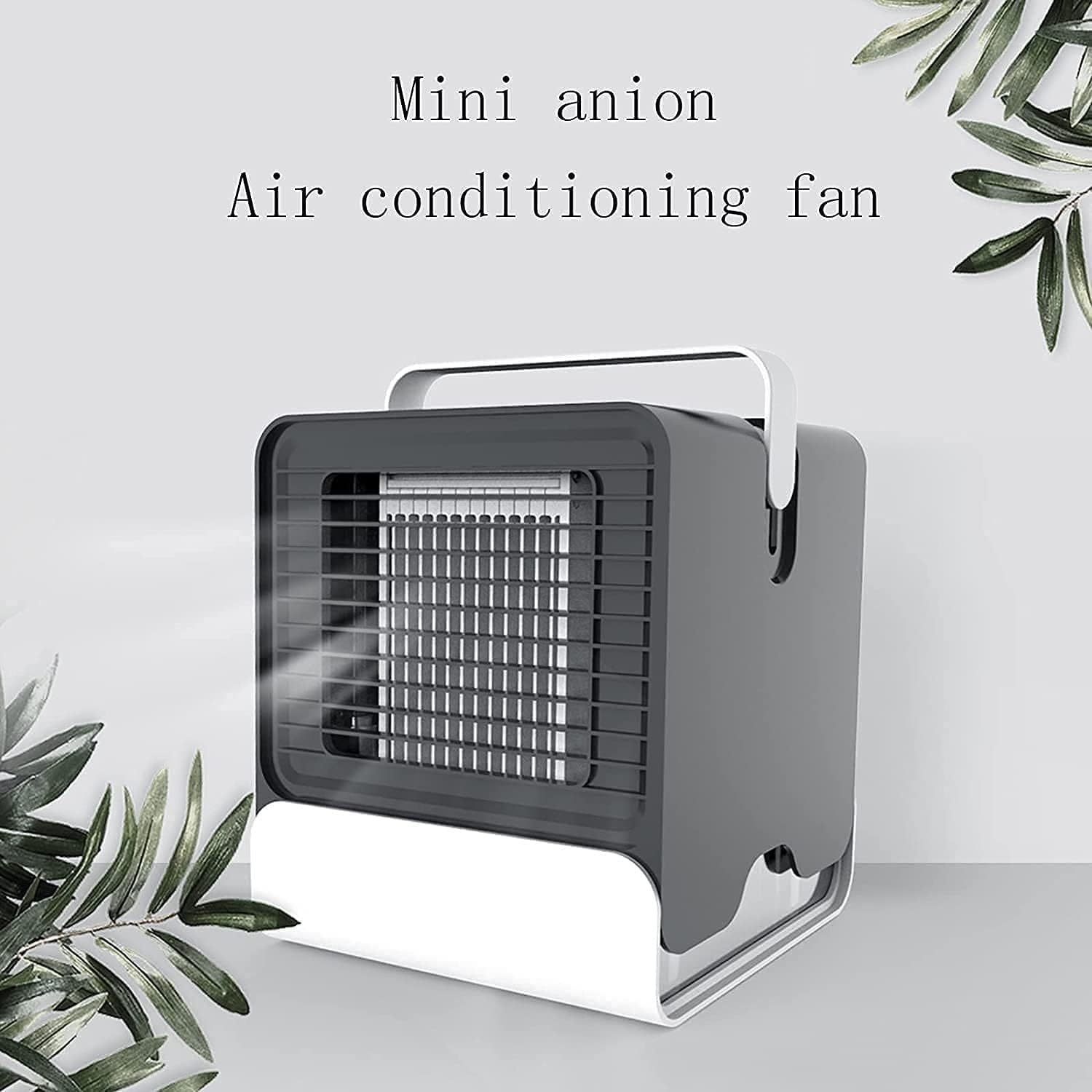 Portable Air Conditioner, Personal Air Cooler, Desktop Cooling Fan with Handle, Suitable for Room Office