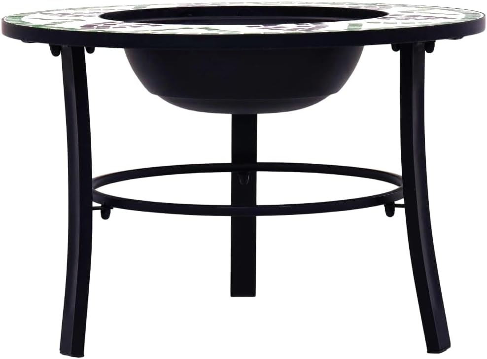 SKM Mosaic Fire Pit Green 26.8