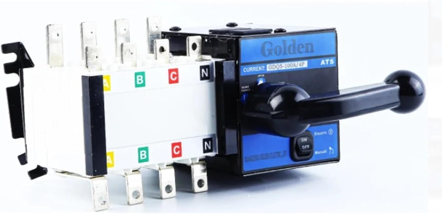Golden 630A ATS 4P Generator Spare Parts Engine Accessories Electronics Automatic Transfer Switch Replace