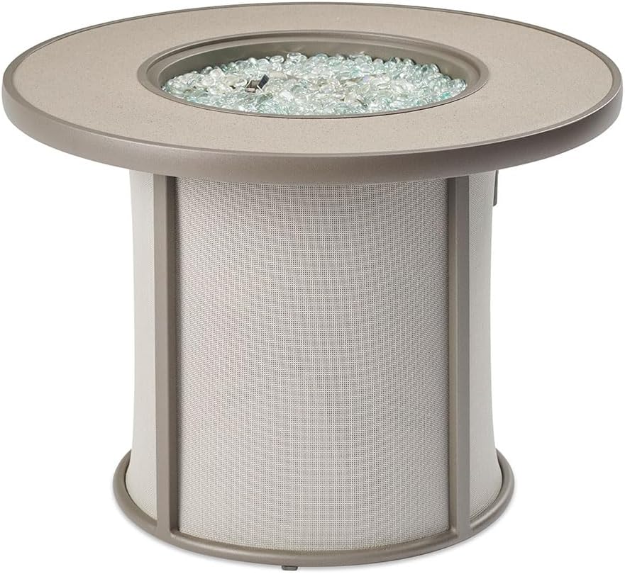 Outdoor GreatRoom Co Propane Fire Pit Table - Stonefire Gas Fire Pits for Outside Patio - 31