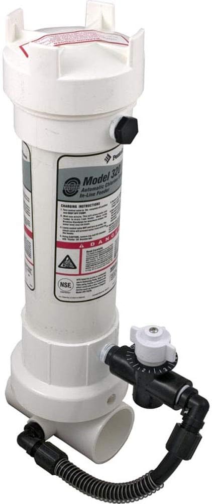 Pentair R171096 Rainbow 320 Automatic in-Line Chlorine/Bromine Feeder for Pool and Spa