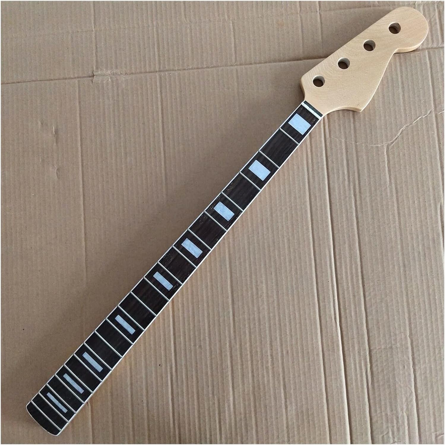 Maple 20 Fret Bass Guitar Neck 4 String Bass Neck Rosewood Fingerboard Unfinished Guitar Neck