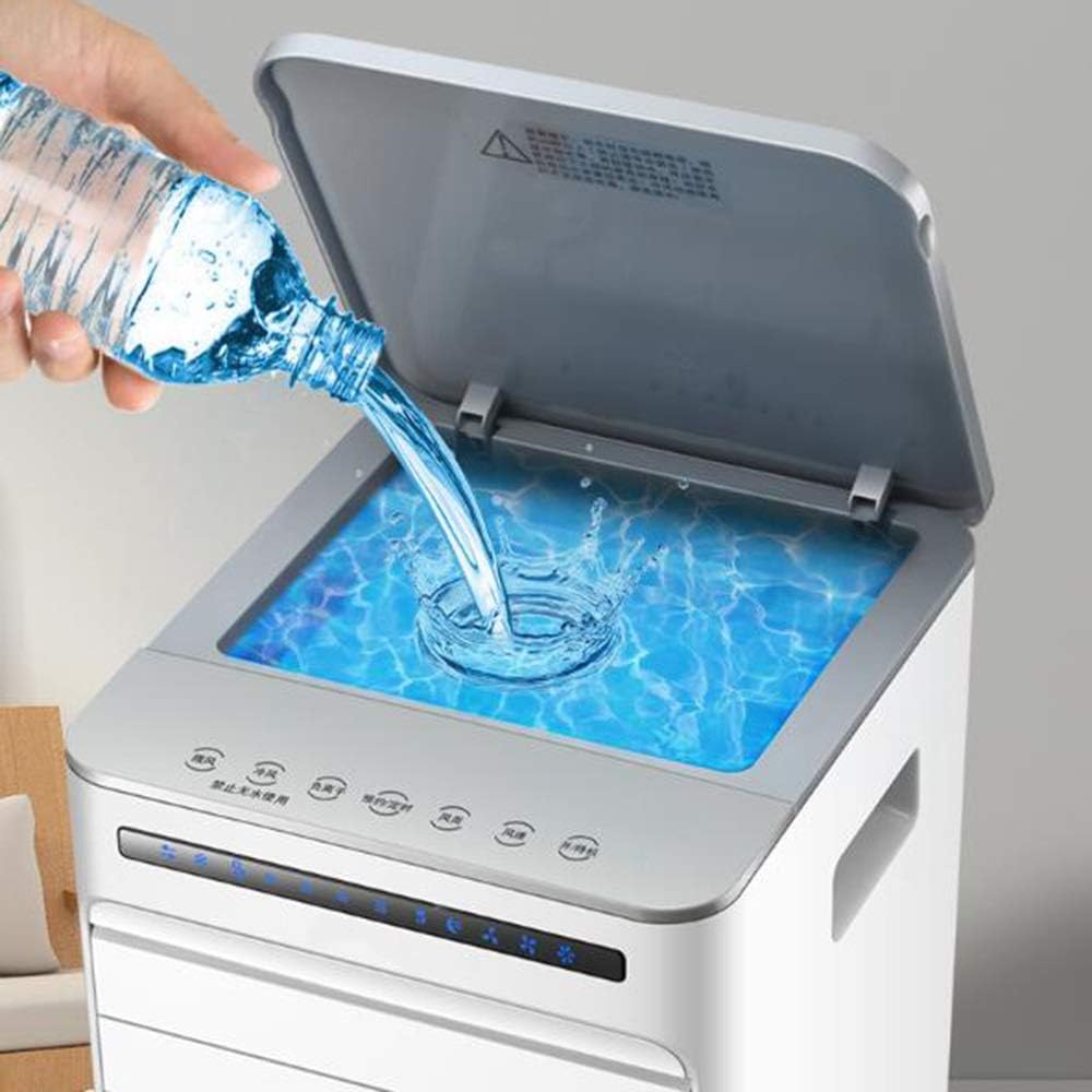 Cooling Fans Air Conditioner Fan,3 Speed,90° Oscillation,7H Timing Humidifier Cooler Evaporative Air Cooler Cooling Fan for Office, Dorm, Room, Outdoor 60W 3 Speed Setting