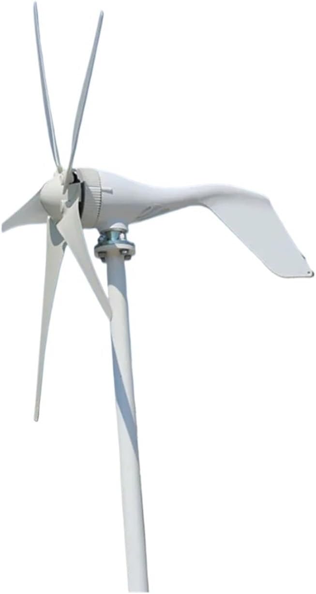 Windmill Generator, 1.3m Start Up Three Phase AC 12v 24v 48v Wind Turbine with 12V 24V Auto Regulator Home Use 400w Wind Turbine (Color : 3 Blades, Size : 48V)