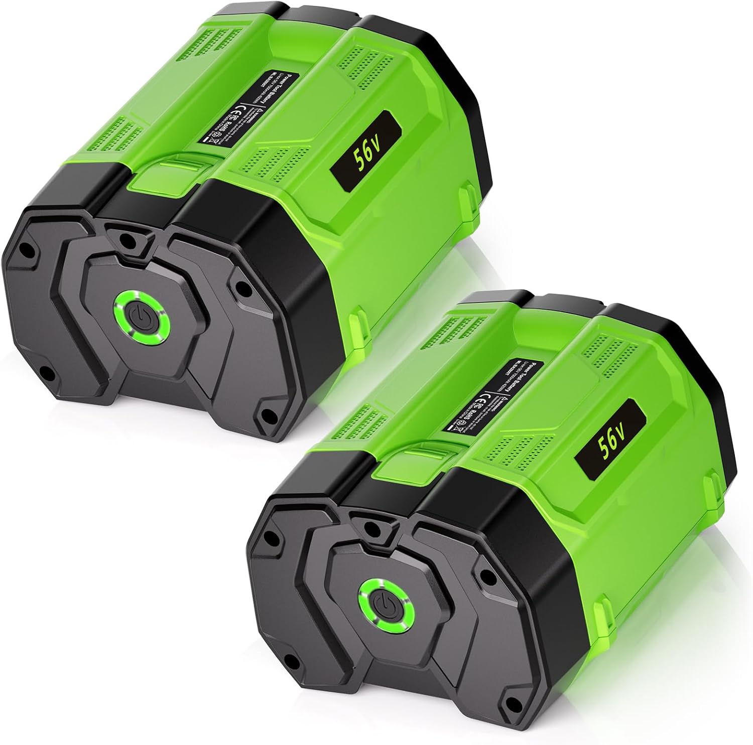 7.5Ah Replacement for EGO 56V Battery BA2800 BA4200 BA1400 BA4200T BA5600T, EGO Battery Compatible with All EGO 56V Cordless Power Tools (2 Pack)
