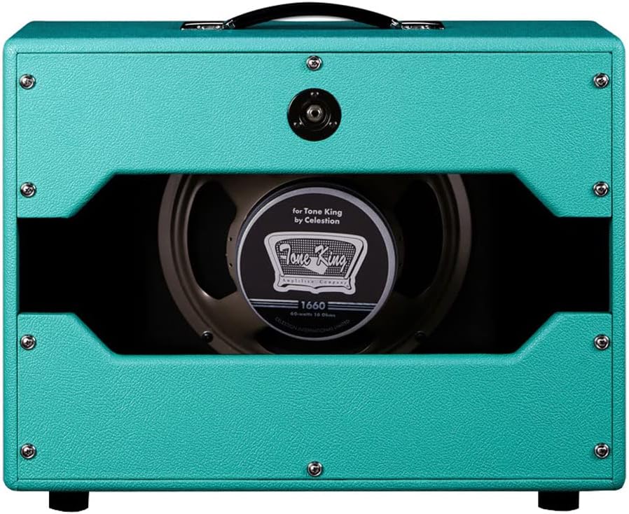 Tone King Imperial 112 Cab 60-watt 1x12-inch Open Back Cabinet - Turquoise