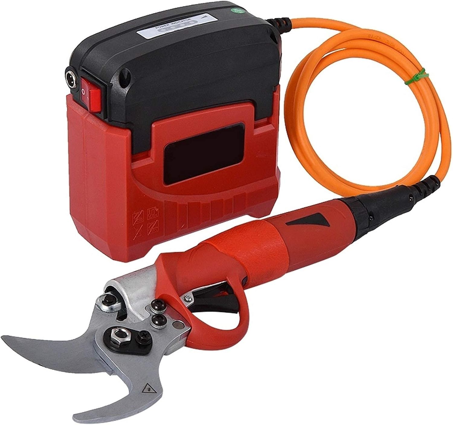 Professional Electric Pruning Shears Electric Pruning Shears Lithium Battery Pruning Scissors 36V 25000R/Min High Speed Garden Pruner 0-45Mm