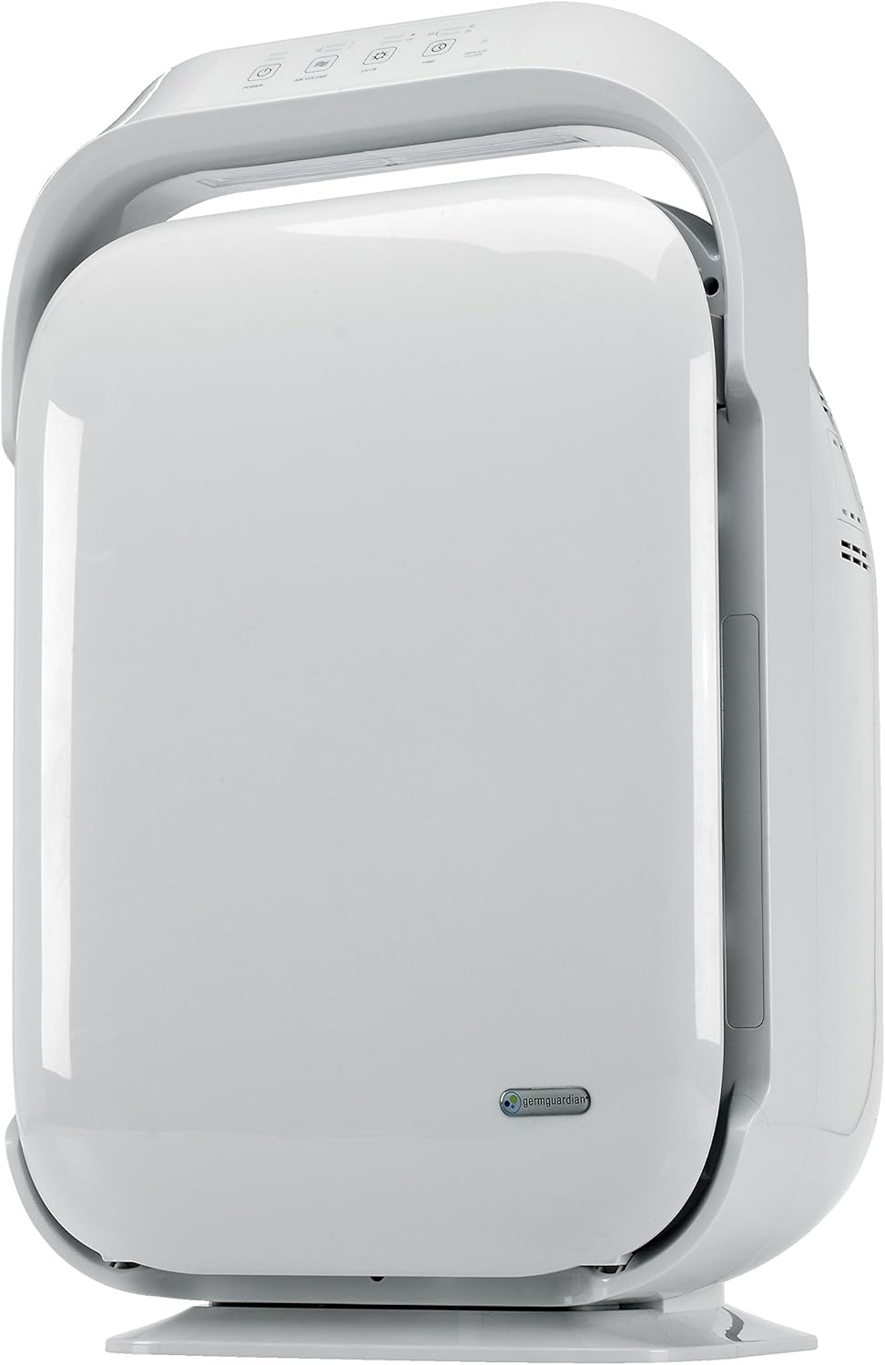 GermGuardian Hi-Performance Air Purifier with HEPA Pure Filter, Timer, Ionizer, Removes 99.97% of Pollutants, Large Rooms up to 1620 Sq. Ft., UV-C Light Helps Reduce Germs, 27”, White, AC9200WCA