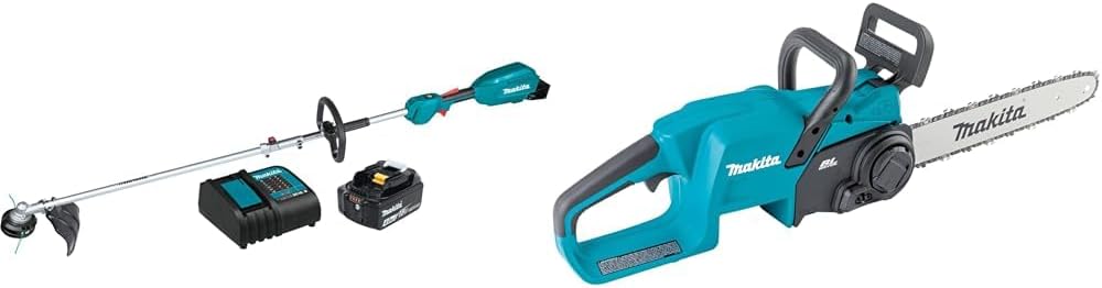 Makita XUX02SM1X1 18V LXT® Lithium-Ion Brushless Cordless Couple Shaft Power Head Kit w/ 13