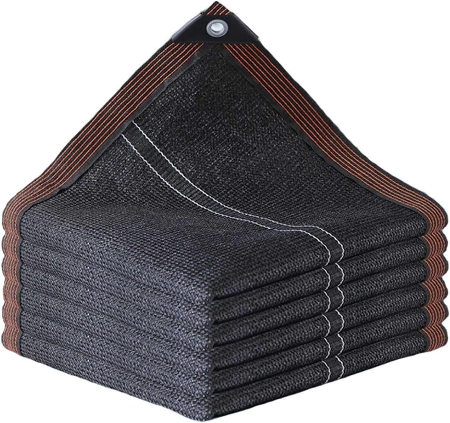 98% Sun Shade Cloth with Grommets Black Shade Netting Mesh Shade Tarp for Garden Flower Car Plant Cover Patio Canopy Pergola Greenhouse