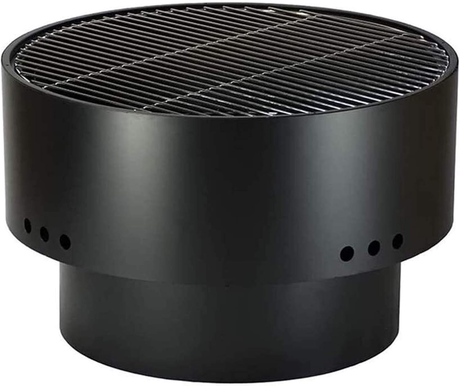 Outdoor Fire Pit Fire Pit Ring 27.5 Inch Thick Solid Steel Fire Pit Liner DIY Campfire Ring above or In-Ground for Outdoor