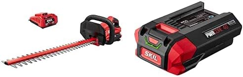 SKIL PWR CORE 40 24” Brushless 40V Hedge Trimmer Kit with Additional 2.5Ah Battery (HT4221-10 & BY8705-00)