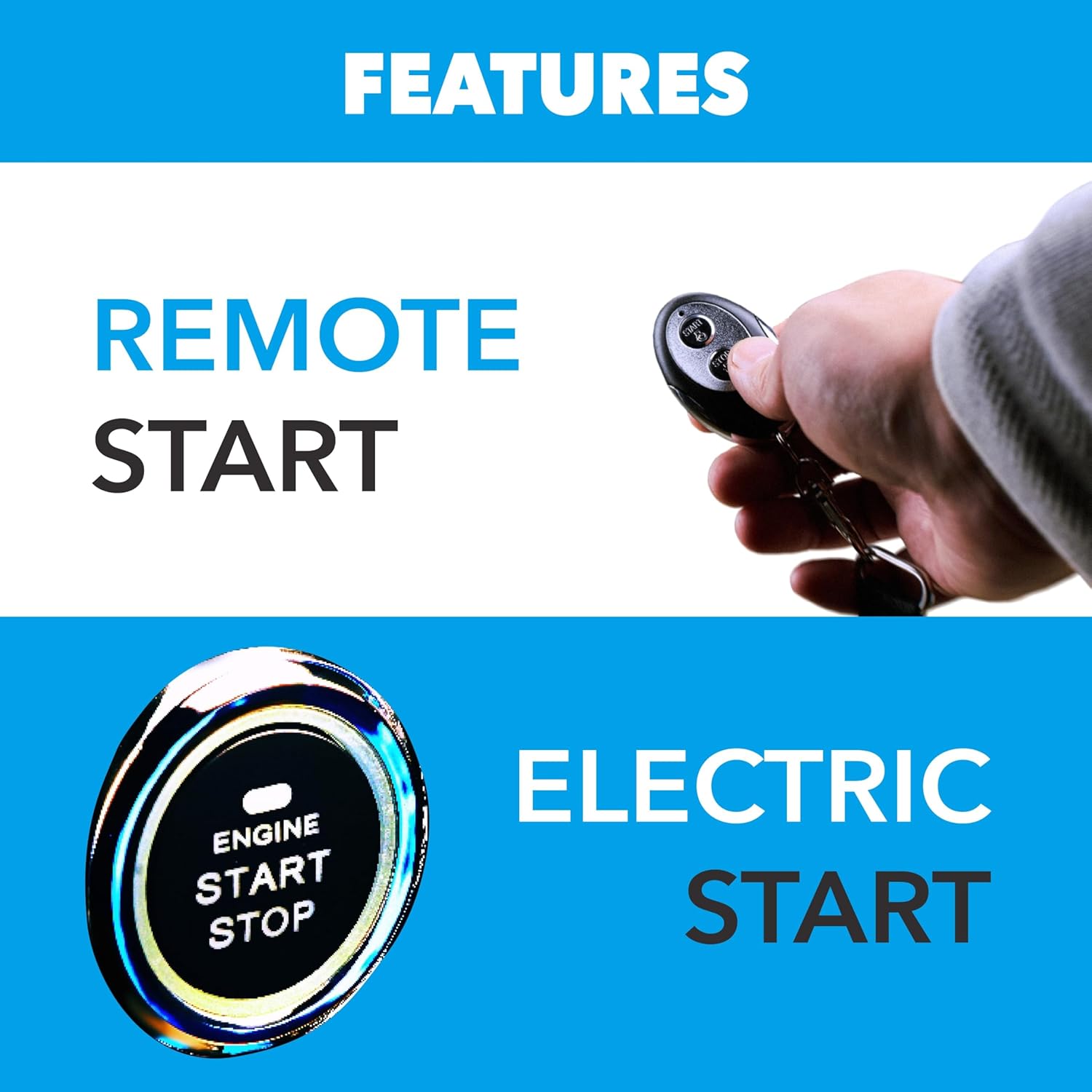 Pulsar 10,500 Watt Gasoline, Propane, and Natural Gas Tri-Fuel Portable Inverter Generator with Remote Start