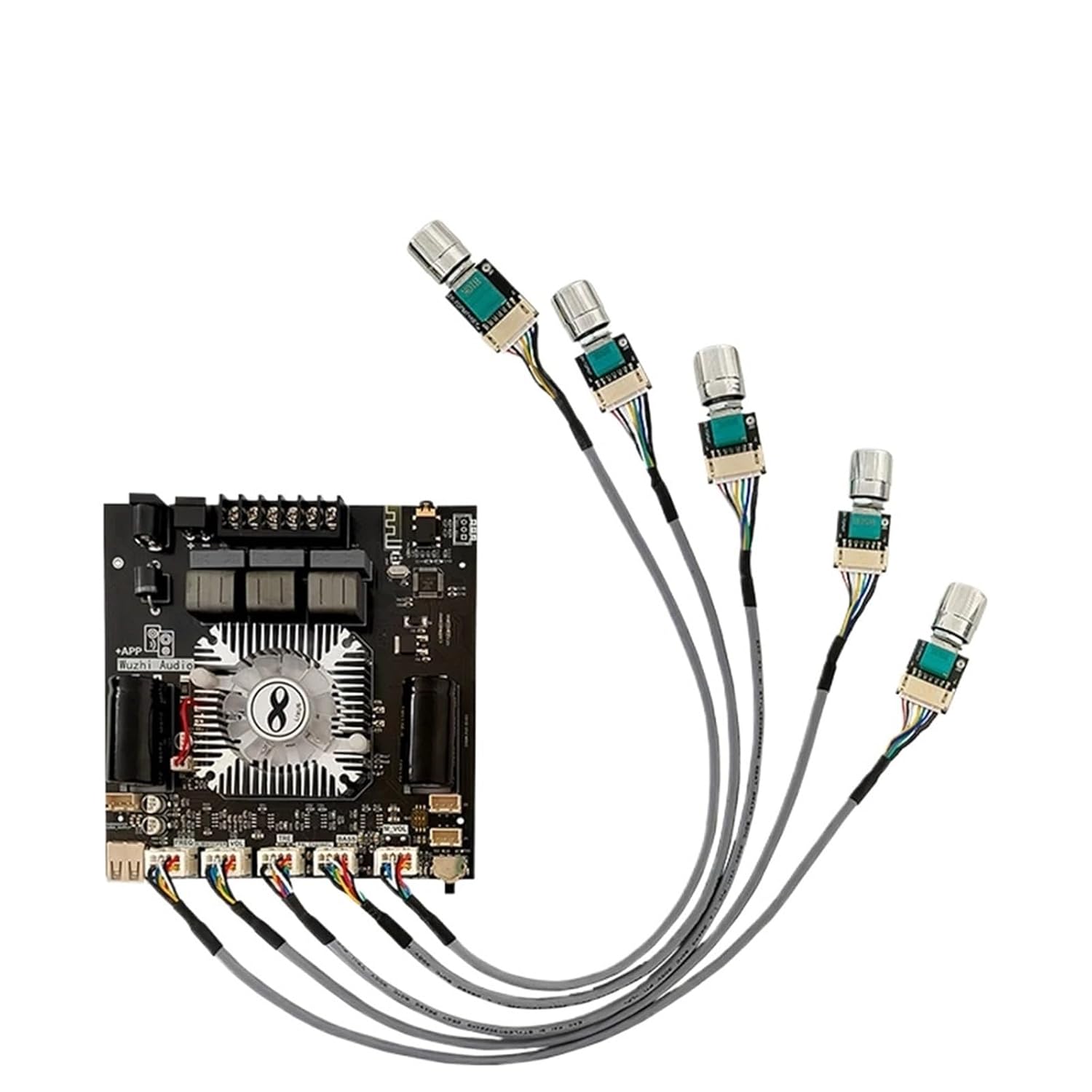 HT21 Digital Sound Amplifier Board 160W*2+200W 2.1 Channel Audio Power Amplifier Subwoofer AMP Module TDA7498E(Separate)