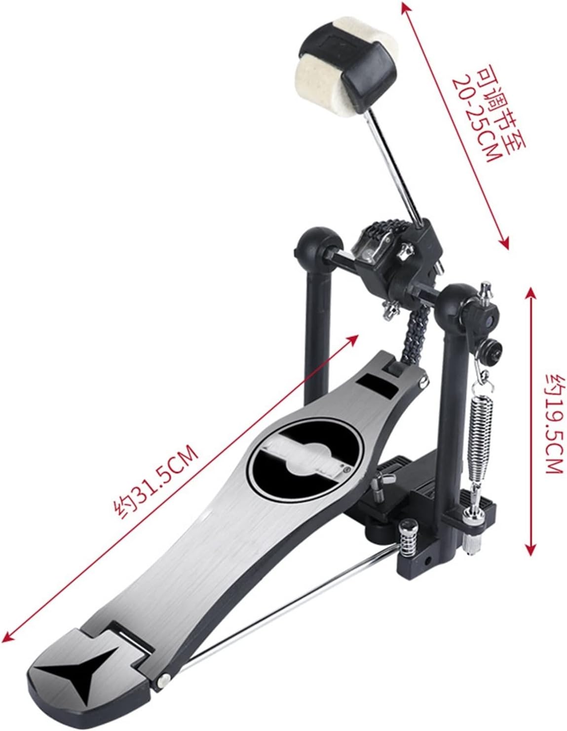 FLFL Drum Kit Pedals Step On The Hammer Drum Single Step On The Hammer Practice On The Hammer Musical Instrument