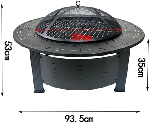 Barbecue Stove Tables Fire Pits Table Courtyard Fire Stove Table Household Barbecue Tables Tea Cooking BBQ Hibachi Fireplace