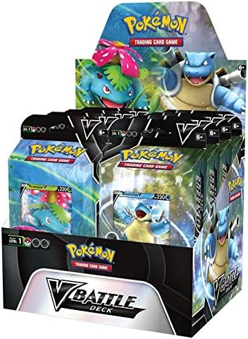 Pokemon TCG: V Battle Deck - Venusaur vs. Blastoise Display Box