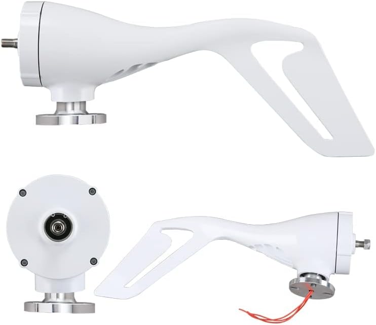 Smaraad Wind Turbine Generator Kit 600W 12V with Charge Controller, Wind Power Generator Kit with 3 Blades for for Marine, RV, Home, Windmill Generator, Hybrid Solar Wind System