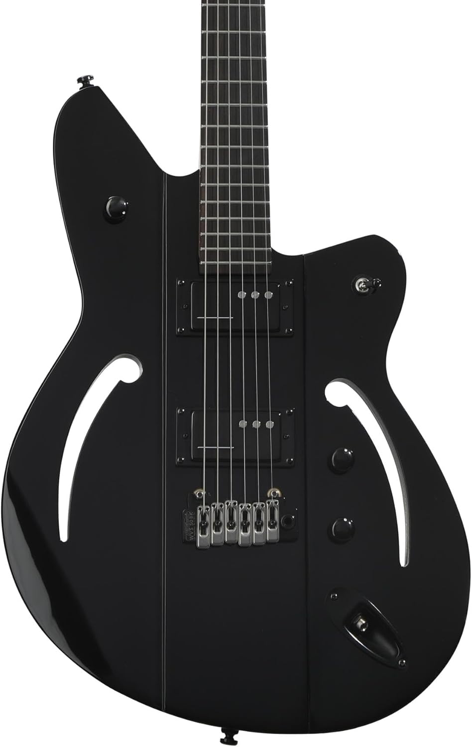 Reverend Airsonic W Electric Guitar - Midnight Black