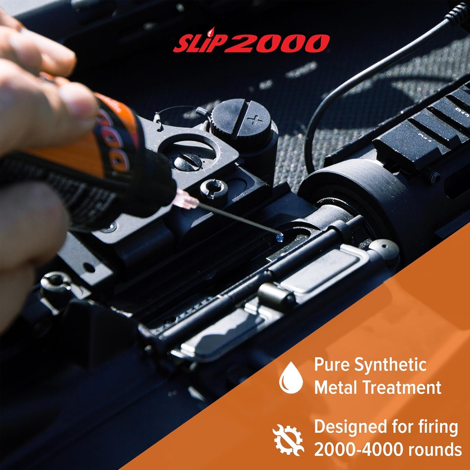 SLIP 2000 EWL CLP Gun Lube - Extreme Weapons Lubricant Synthetic Gun CLP Cleaner Chain Guns Machine Gun Cleaner Protectant Coating Gun Treatment Gun Accessories Reduce Friction - 16oz. Trigger Spray