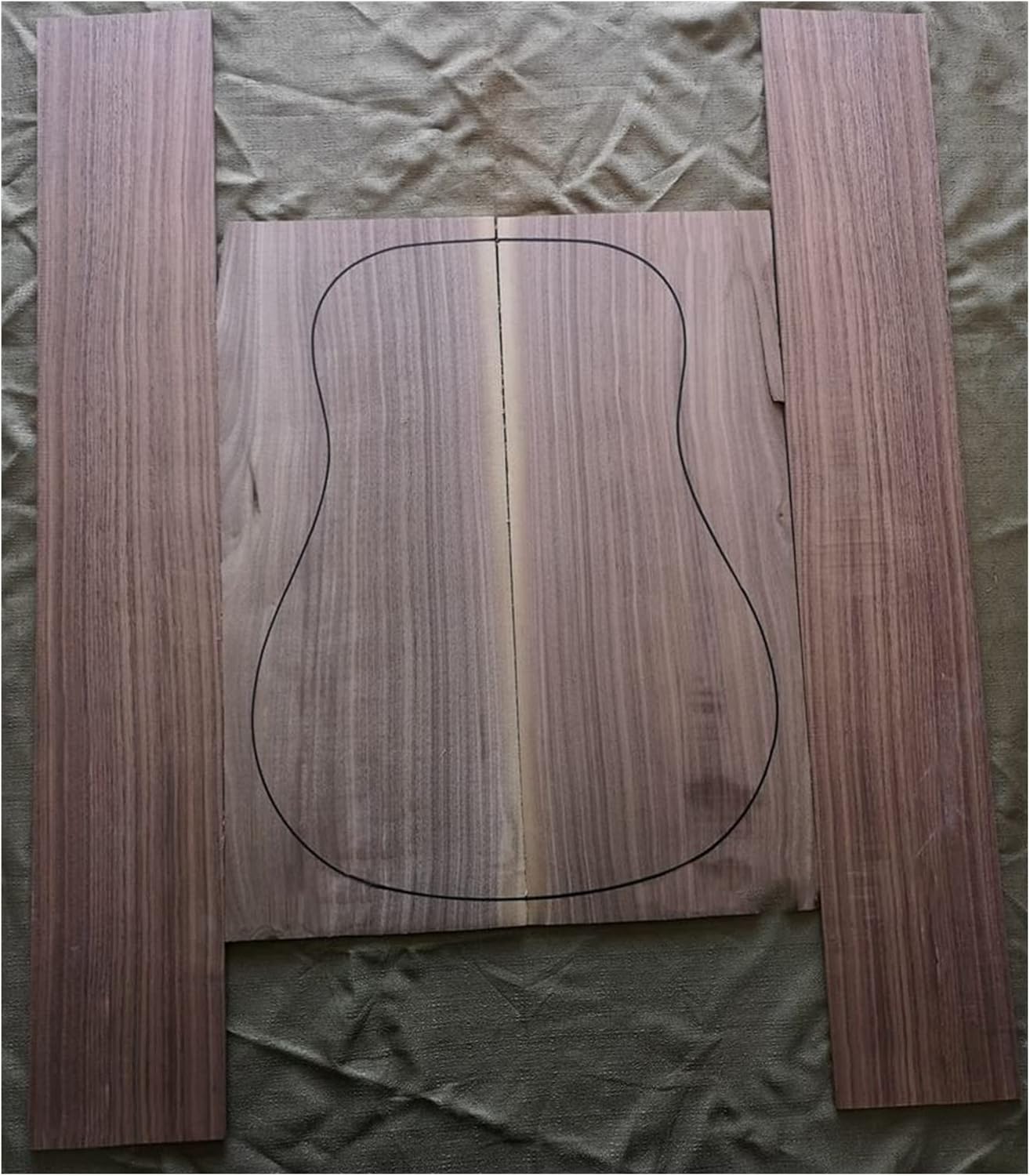 1 Set Guitar Back and Side Kit 41inch Guitar Panel Guitarra Making Material DIY Guitar Kit (Color : 22)