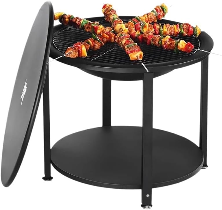 Outdoor Fireplaces Camping Barbecue Grill Iron Steel Fire Pit for Outdoor Heater Creative Leisure Charcoal Heating Stoves Fire Pits