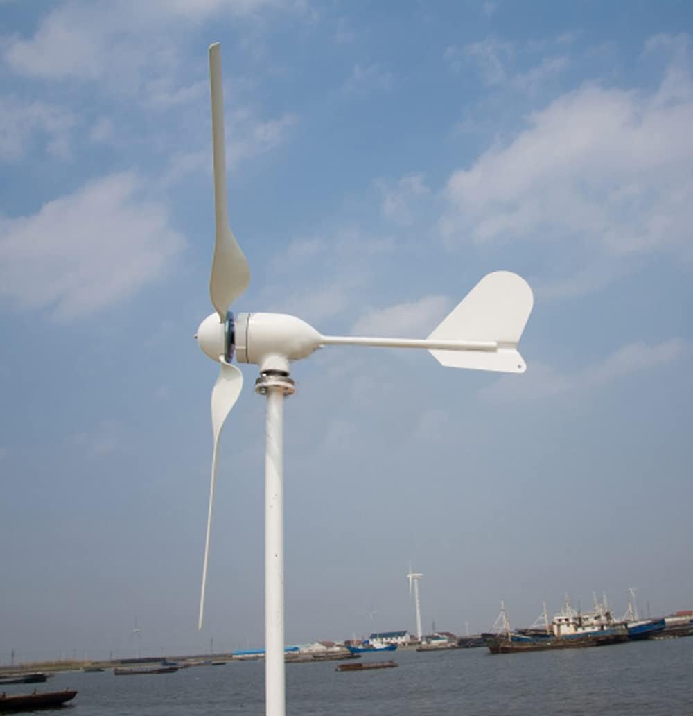 Wind Turbine 1000W 48V Horizontal Wind Generator Kits 3 Blades with MPPT Charge Controller Free Energy