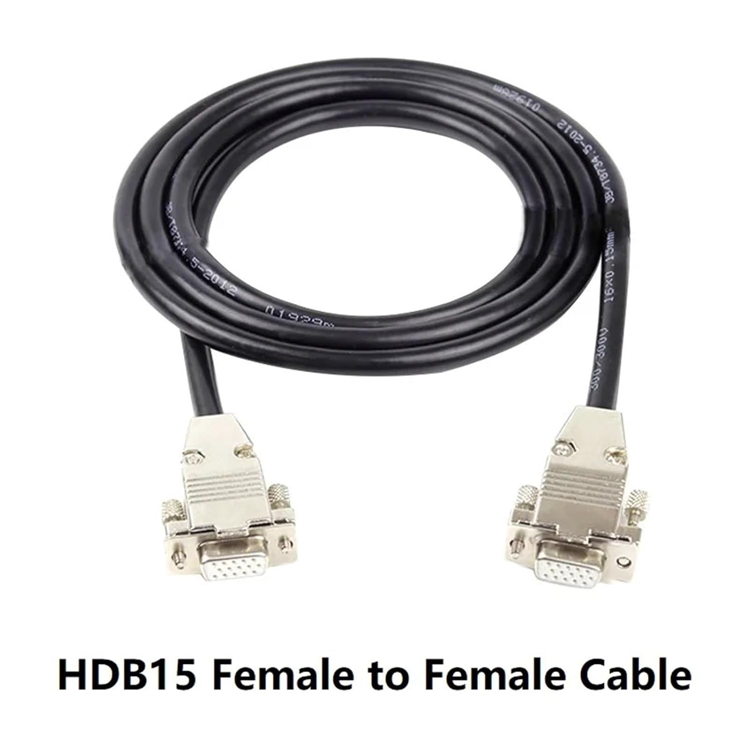 HDB15 to HDB15 Cable 3 Rows DB15 Pin Date Cable Male to Female Male to Male Female to Female M/F M/M F/F Serial Line OD 7mm(10m,Female to Female)
