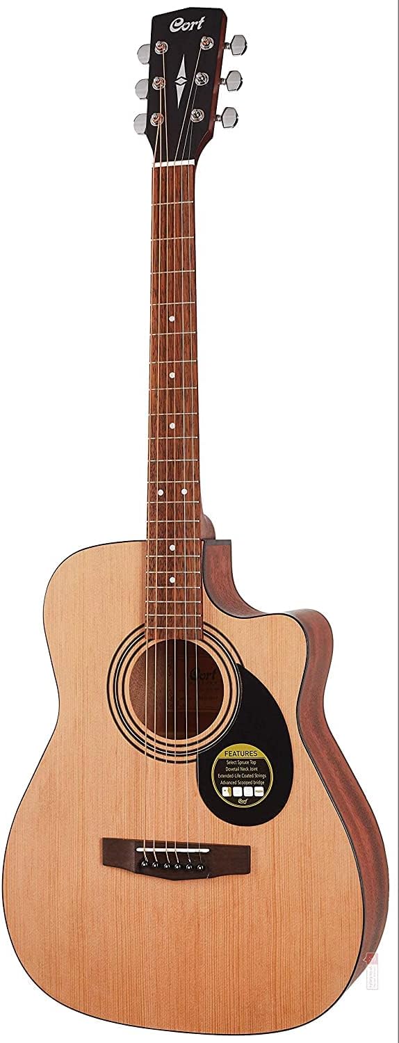 Cort AF515CE 6-String Electro Acoustic Guitar - Open Pore