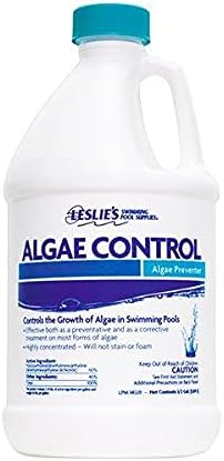 Leslie's Algae Preventative - Non-Staining Algae Control for Swimming Pools, Spas, and Hot Tubs - 1/2 Gallon