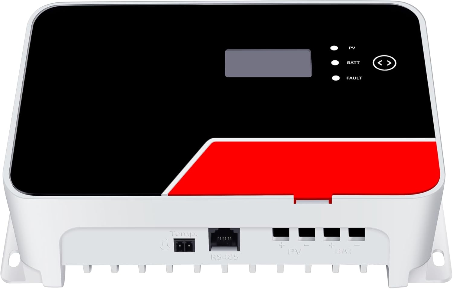 40A MPPT Solar Charge Controller 12V/24V DC 100Voc with LCD Display and Built-in Bluetooth,Control via Mobile Phone APP APP,fit for Sealed Flooded Gel and Lithium Battery