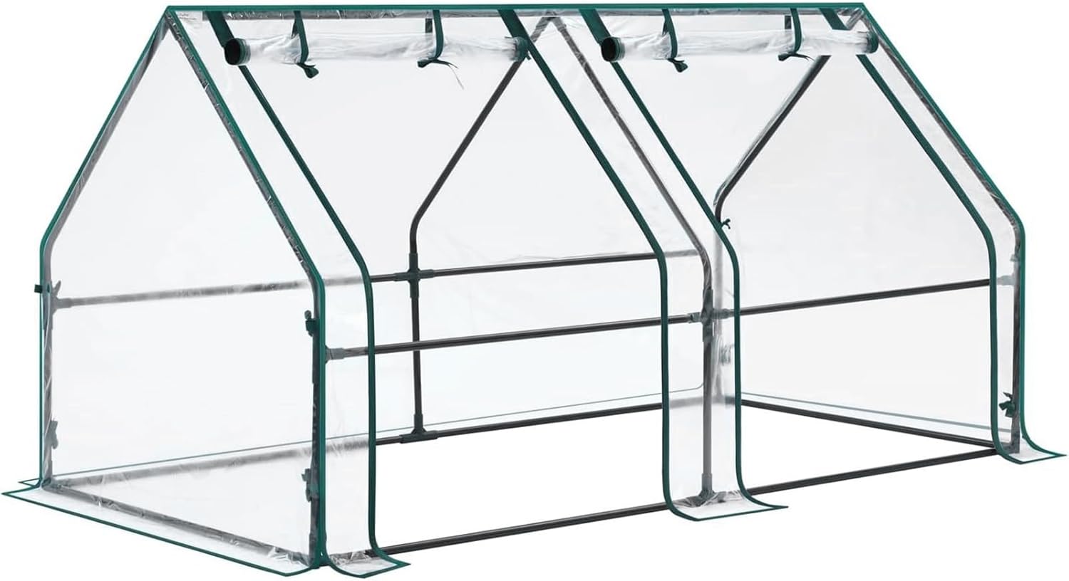 Small Greenhouse - Tent with Zipper Door, Roll Up Window Plant Cover, Sturdy Weather Resistant Design, Perfect for Indoor Outdoor Garden, Farm, Seedlings & Flower Plants 70.87x35.43x35.43 Inches