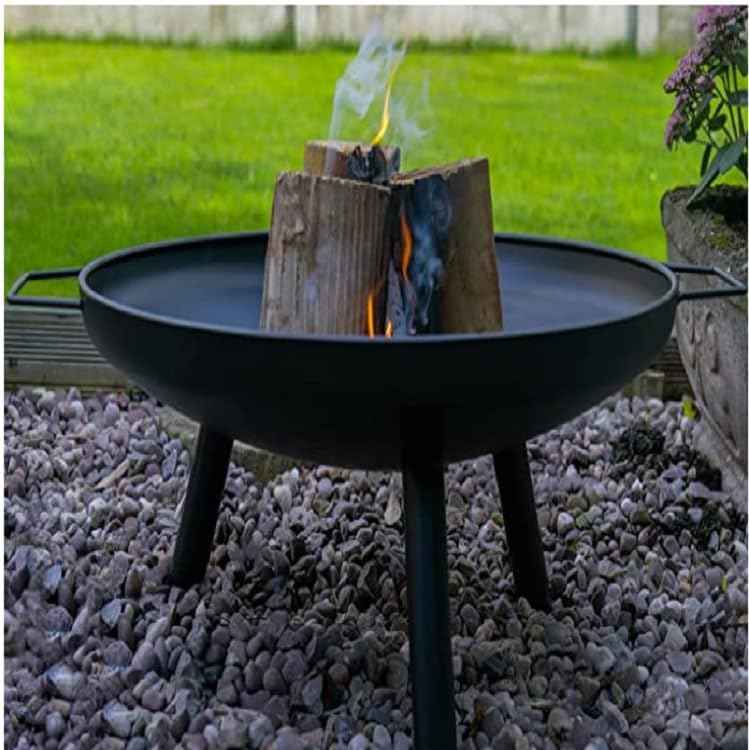 Outdoor Fireplaces Iron Folding Large Fire Bowl Cast Firepit Modern Pit Garden Charcoal Fireplace Outdoor for Patio Terrace Fire Pits