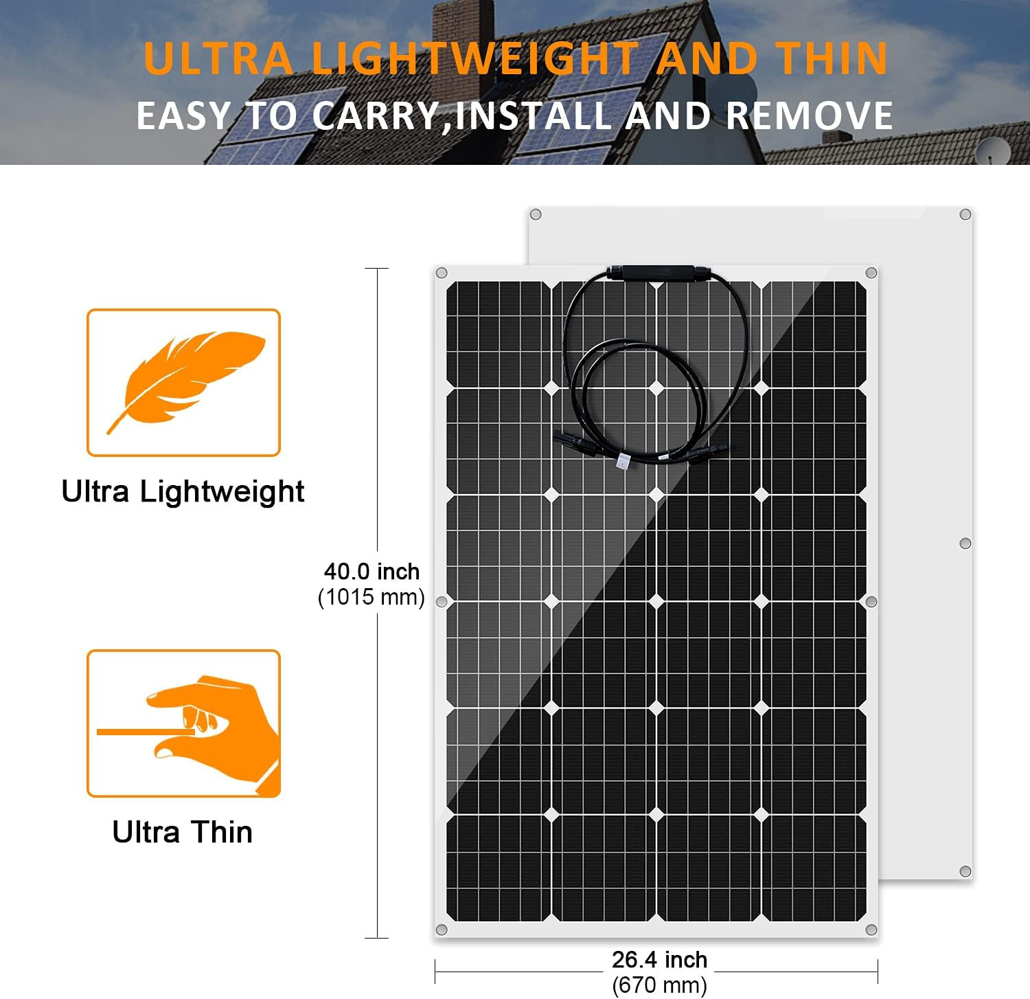 520W Wind Solar Power Kit: 400W Wind Turbine Generator 6 Blade with Controller & 120W Mono Solar Panels & 1000W Off Grid Inverter for Home, Boat, RV