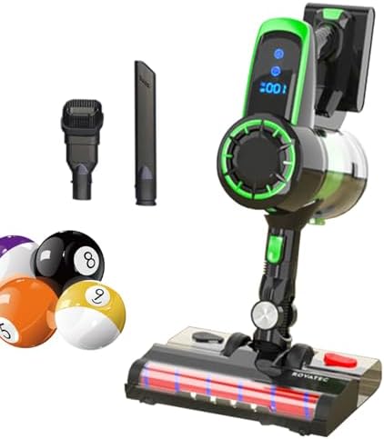 Cordless Billiard Table Cloth Cleaner - 22kPa Vacuum for Pool & Snooker Tables, Lithium Battery Cleaning Machine for Billiard Halls & Home Use