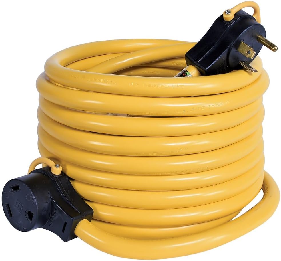 Arcon 11533 25-Foot Generator Power Cord with Handle, 30-Amp