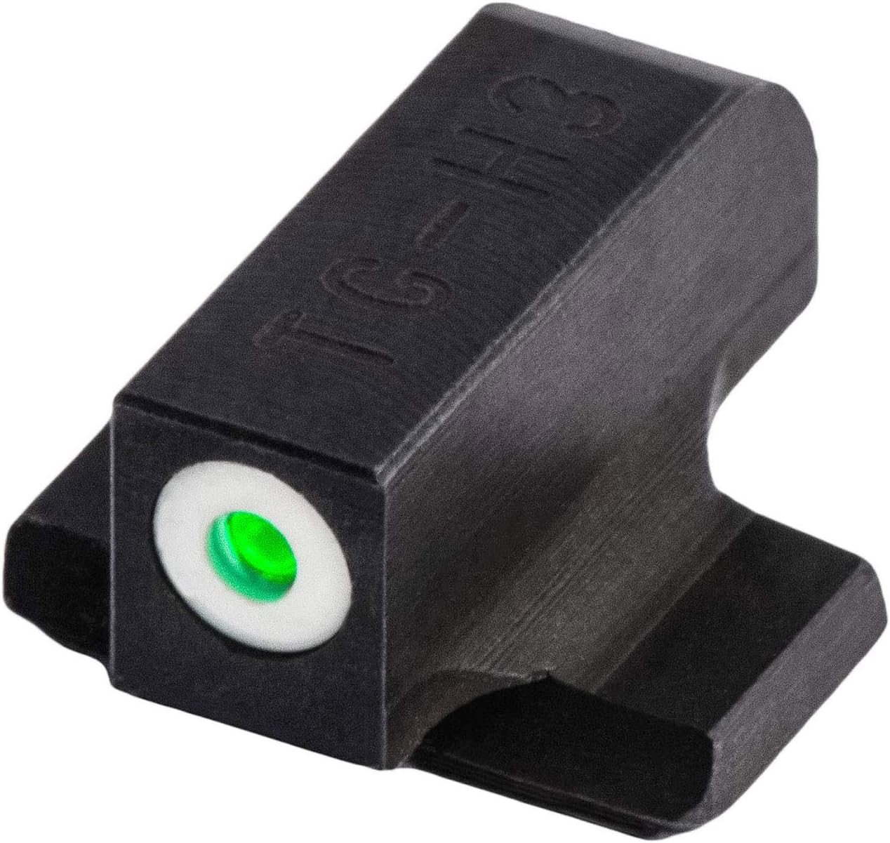 TruGlo Tritium Pro Glow in The Dark Gun Handgun Glock Pistol Laser Sight Accessories with Rear Colors for Beretta PX4 Storm and Green Light, Black