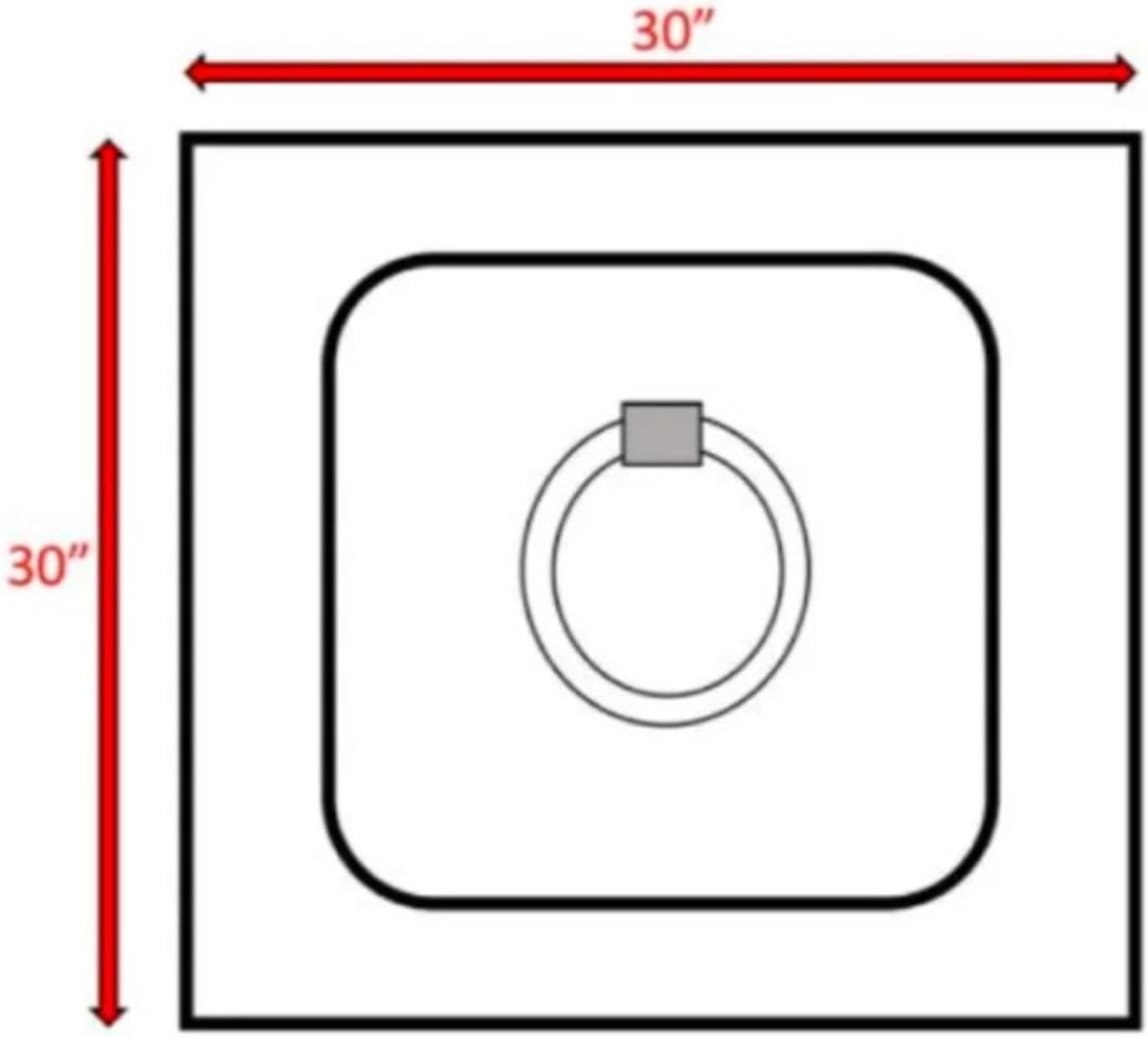 Penau Fiber Reinforced Concrete Fire Pit Table with Propane/Natural Gas, 40,000 BTU, Modern Charcoal Design, Weather-Durable, No Assembly Required