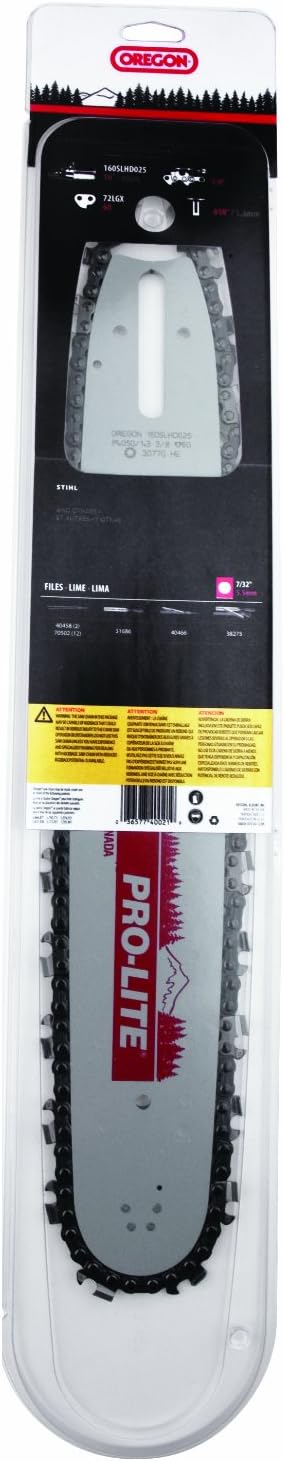 Oregon 109116 16-Inch Pro-Lite Bar and 73LGX .058-Inch Chain Gauge, Saw Chain Combo